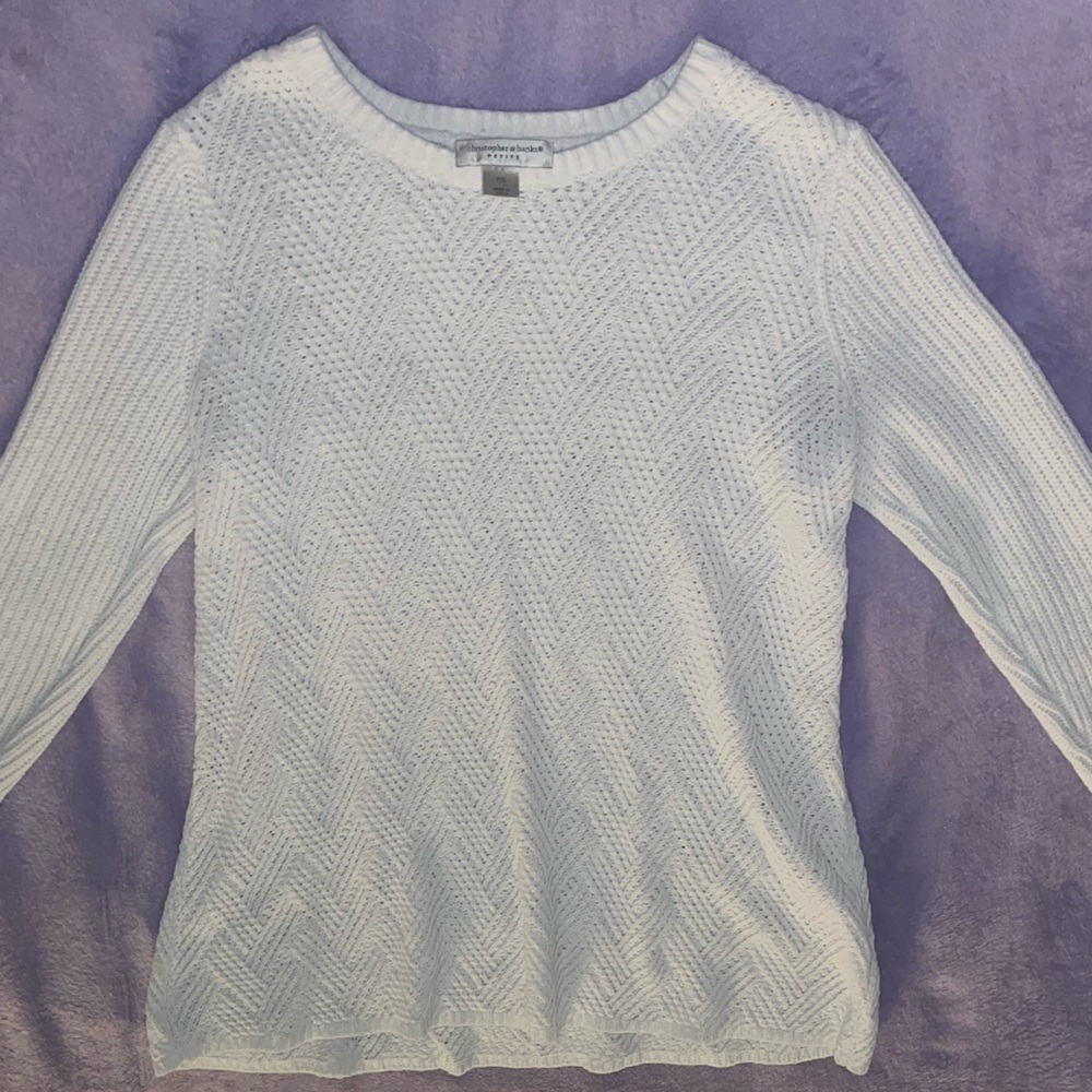 White Knit Sweater
